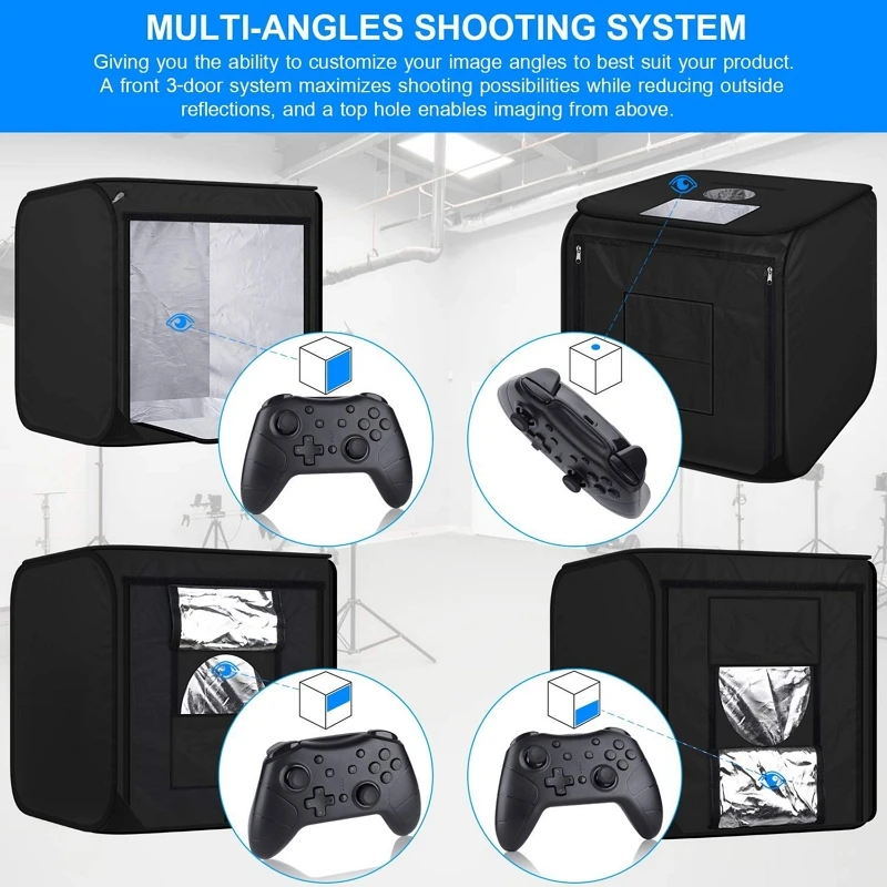 40/60 см складной софтбокс для фотостудии с регулируемой яркостью портативное