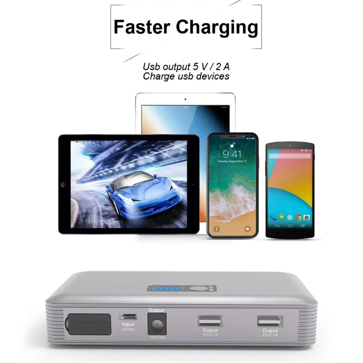 98600mAh 12V 1000A Многофункциональный портативный пусковое устройство USB power Bank автомобильный аккумулятор зарядное устройство пусковое устройство EU Plug