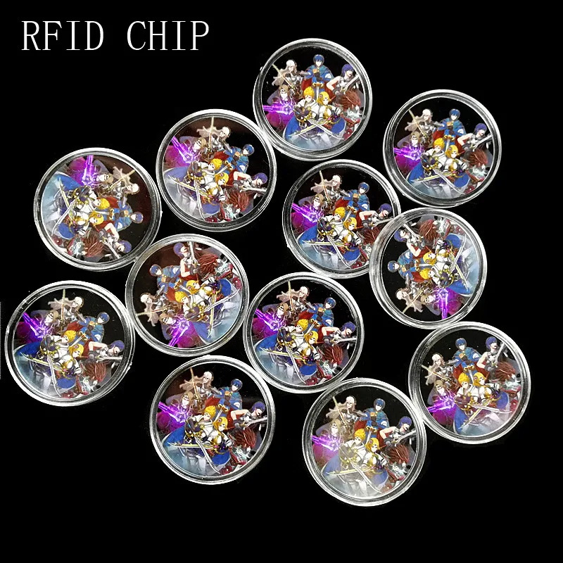 Коллекционная монетная карта амиибо символ огня настройка данных Ntag215 NFC-метка