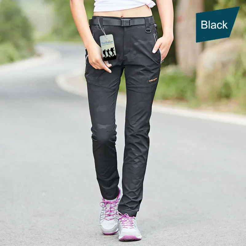 Новые женские быстросохнущие дышащие эластичные спортивные брюки для активного