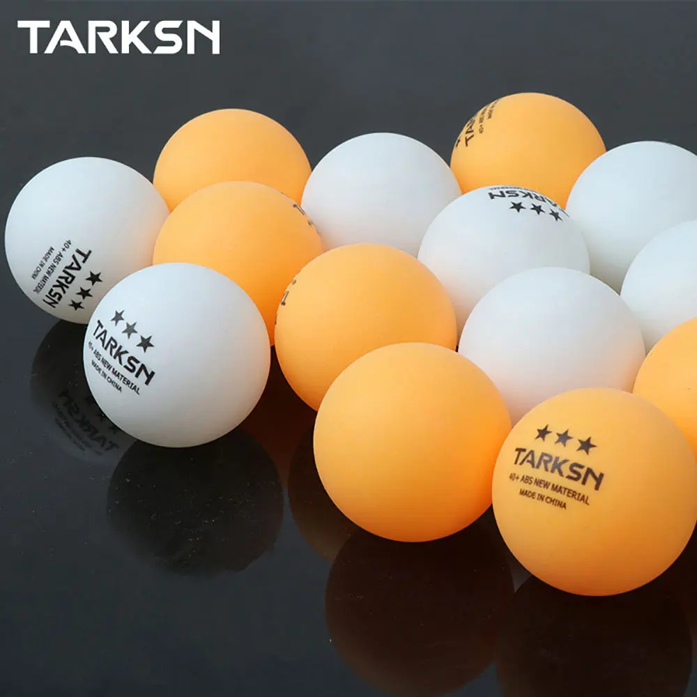 Мячи для настольного тенниса TARKSN 30/50/100 шт. 3 звезды 40 + ABS новые пластиковые белые