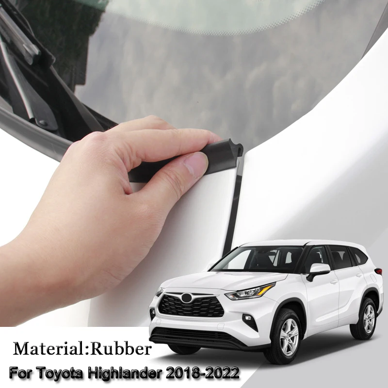 

DIY Car Seal Strip Windshied Spoiler Filler Protect Edge Weatherstrip Strip Sticker Accessories For Toyota Highlander 2018-2022