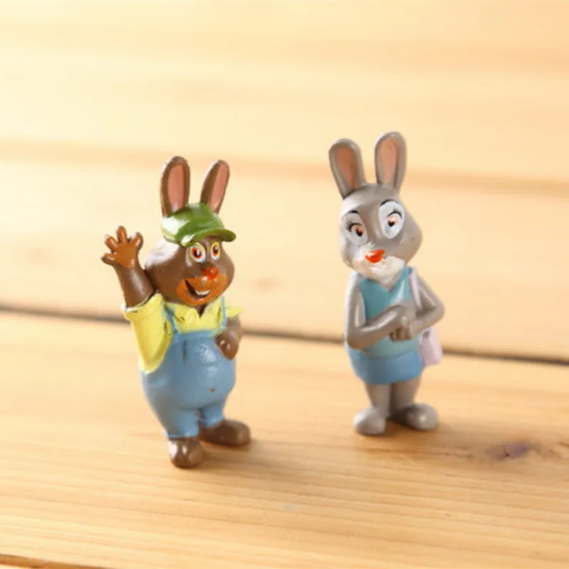 Новый Disney с принтом героев мультфильма зверополис игрушки Aiunci 12 шт набор Лисом