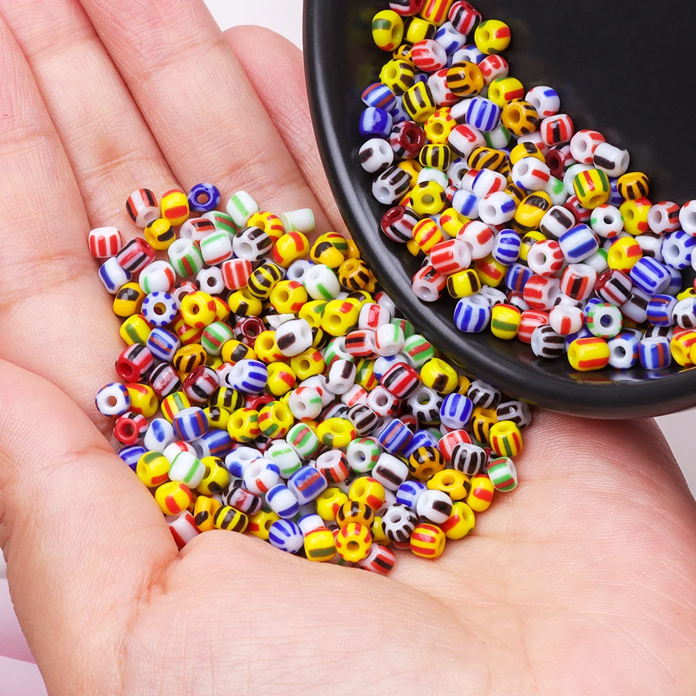 

Transparent Pure Color Beads Czech Glass Seed Beads for Earring Bracelets Jewelry Making 2/3/4mm Beads for Garments Sewing Craft