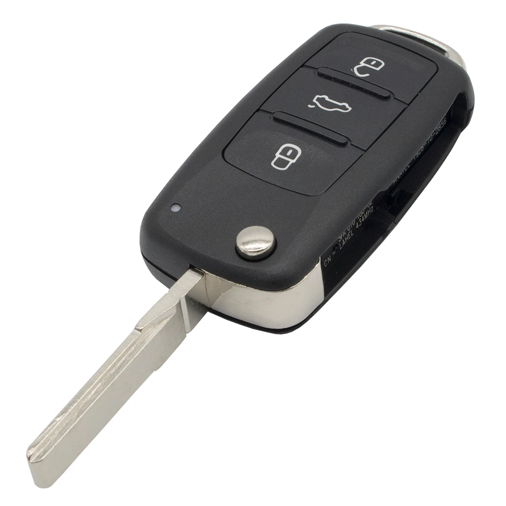 Автомобильный Дистанционный ключ WhatsKey для VW 5K0837202AD 3 кнопки подходит Volkswagen Polo Passat
