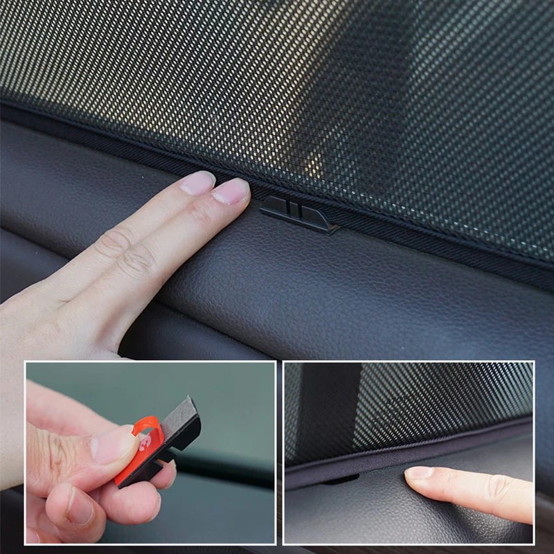 For Chevrolet Sail 3 2014-2021 Front Windshield Car Sunshade Side Window Blind Sun Shade Magnetic Visor Mesh Door Grid Curtains |