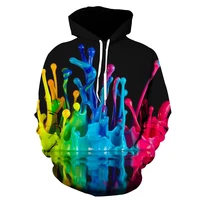 new fashion mens hoodie 3d printed color art harajuku sweatshirt unisex casual pullover hoodie sudadera hombre oversized