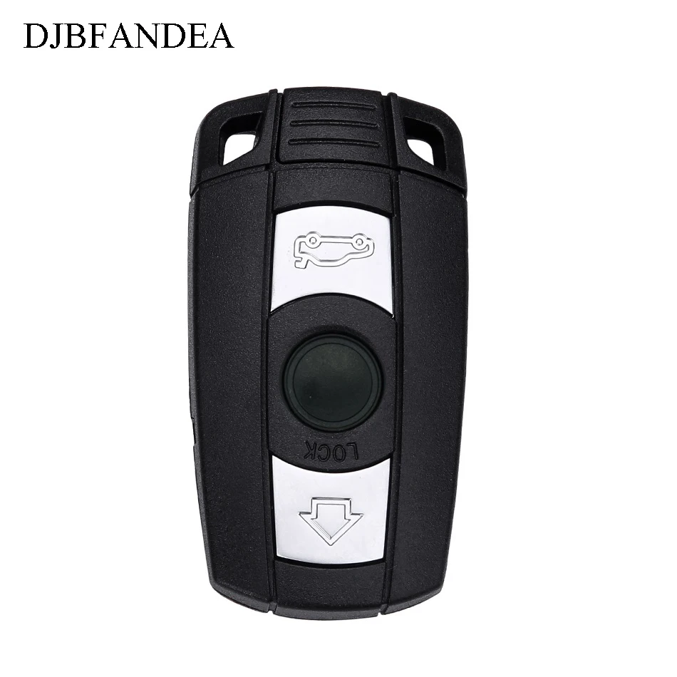 

Чехол для ключей DJBFANDEA, 3 кнопки, для BMW 1, 3, 5, 6 серии, корпус автомобильного ключа дистанционного управления, брелок E90, E91, E92, E60