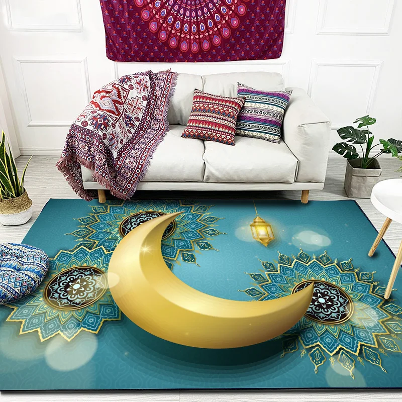 

Islamic Eid al-Fitr holiday Moon Church Lighthouse bedroom living room kitchen bedside carpeted doormats