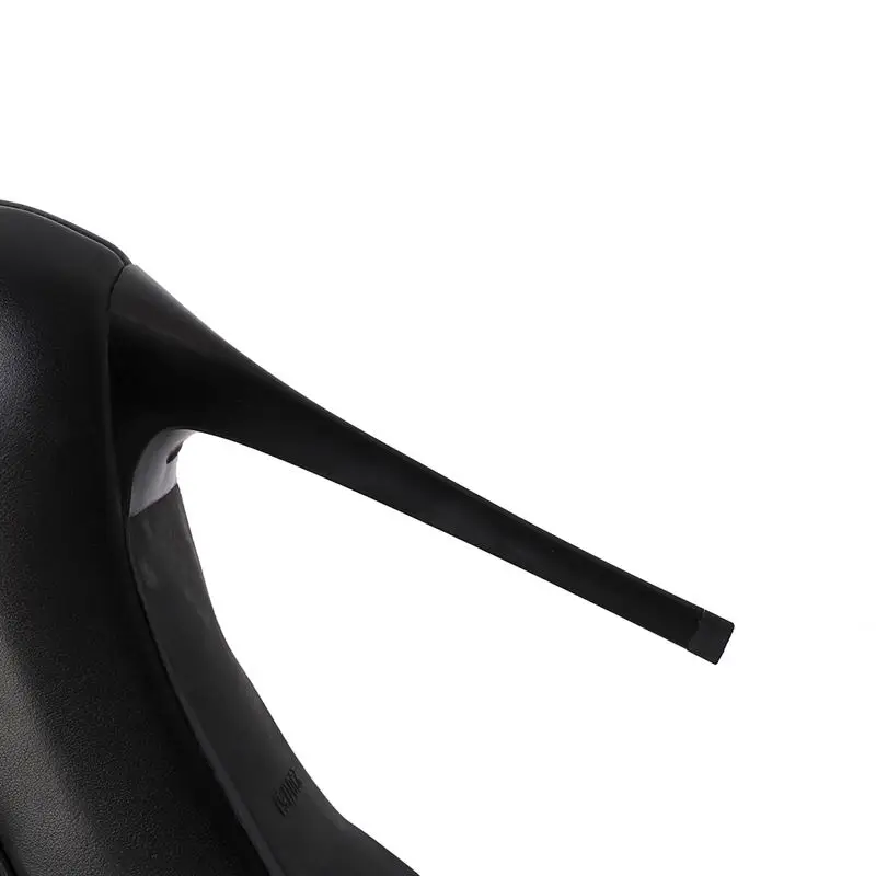 

ALLBITEFO fashion brand high heels genuine leather ankle boots for women supper high heels platform women boots winter shoes