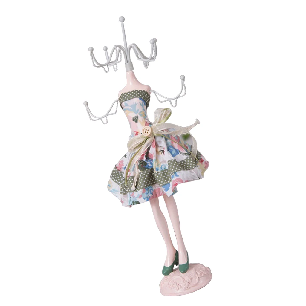 

Mannequin Jewelry Holder Bracelet Earrings Display Shelf Stand