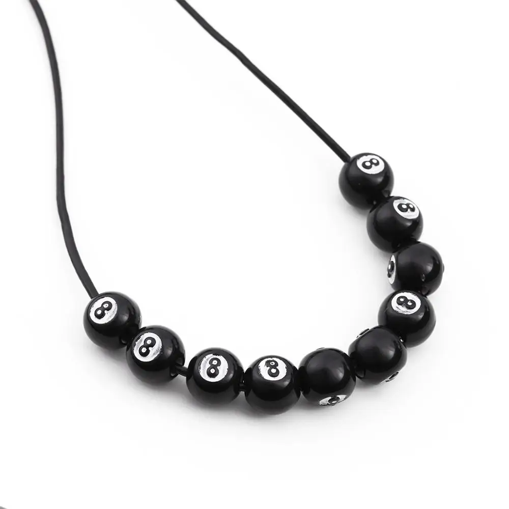 Круглой черной акриловой бусины для изготовления ювелирных изделий 50 шт./лот 10