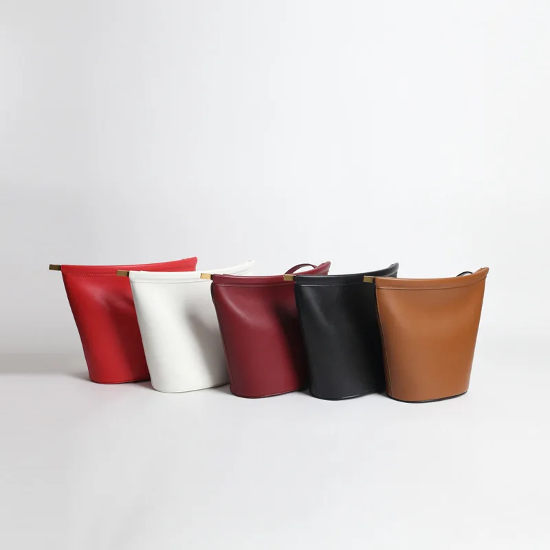 2019 осенне-зимние уличные стильные изогнутые Клипсы из телячьей кожи Наплечные