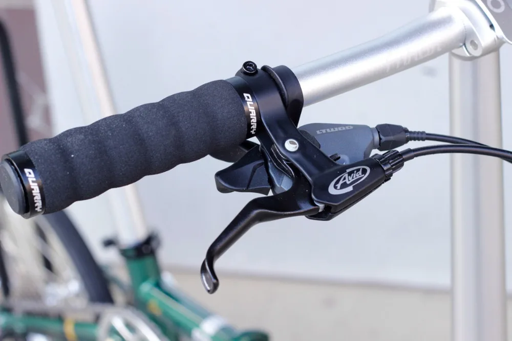 Хромированный стальной складной велосипед 1" Minivelo Mini velo велосипед городской коммутирующий велосипед с V тормозом складной 9 скоростей Fnhon Post зеленый