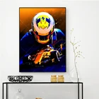 Современный домашний декор, абстрактный постер Лэндо Норрис F1, Картина на холсте, HD печать, модульная Настенная картина, декоративная рамка для гостиной