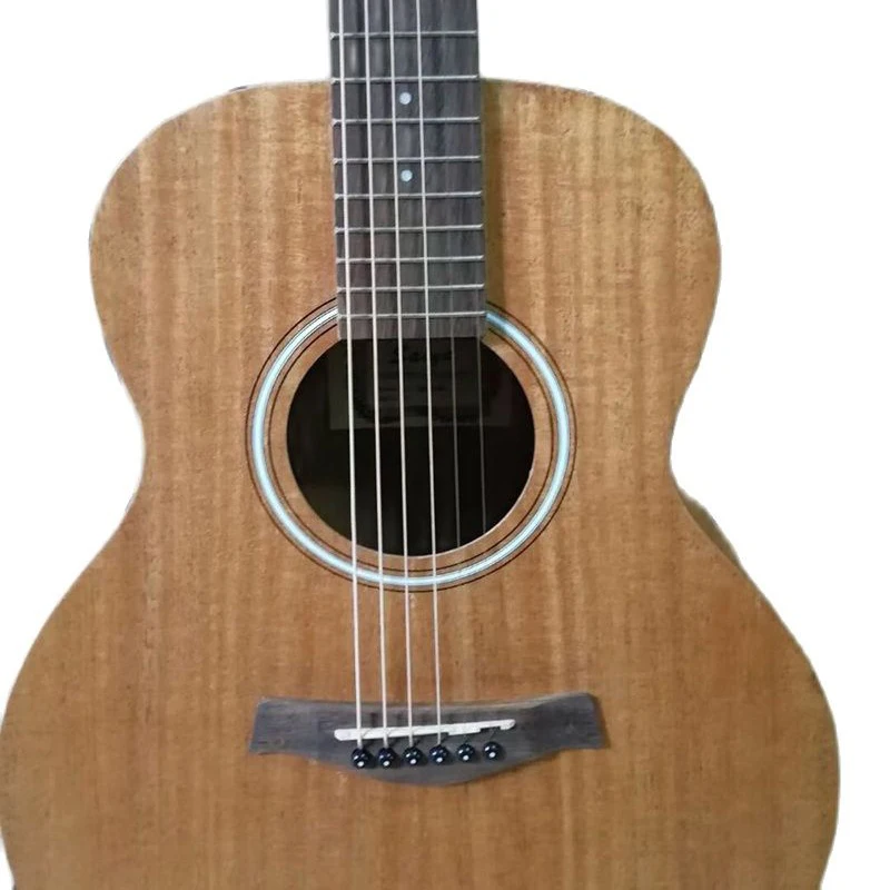 Акустическая гитара из Индонезии 6 струн полноразмерная матовая деревянная 38