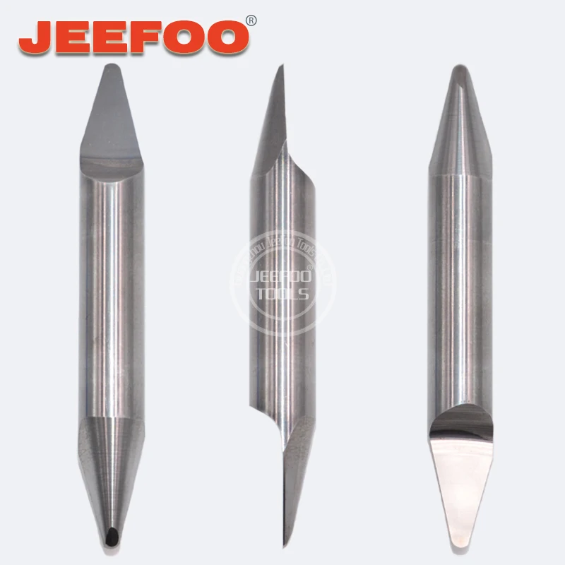 6 мм/8 мм 30 градусов двуглавый PCB Гравировка V Биты фрезерный станок с ЧПУ Фрезерный