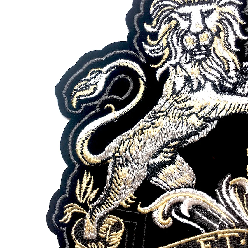 1 шт классный с аппликацией в виде животного лошади вышивкой Лев пришить нашивки