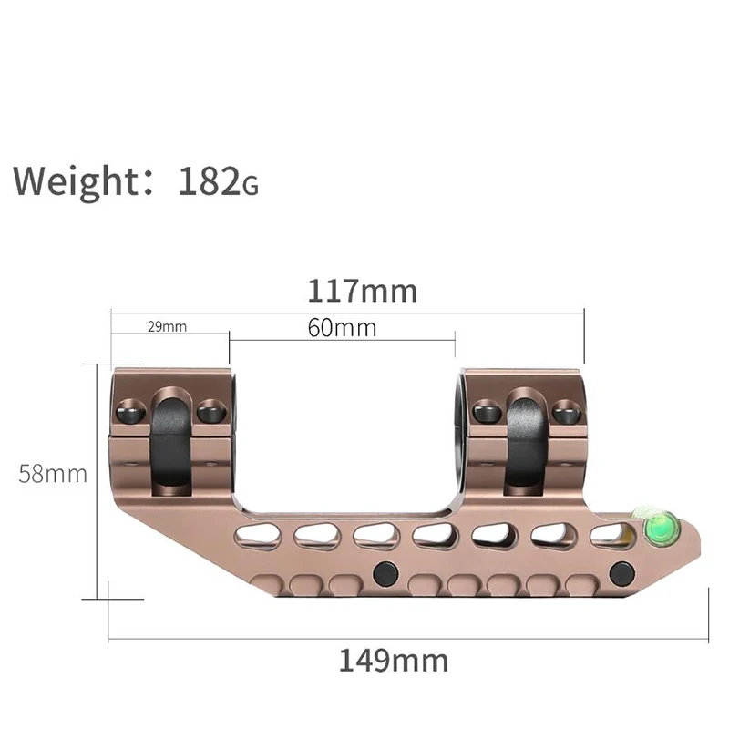 

Y039 T-eagle 25.4/30mm Sand mount ring with Level instrument Riflescope 20mm dovetail rail high profile Low Profile huntiing