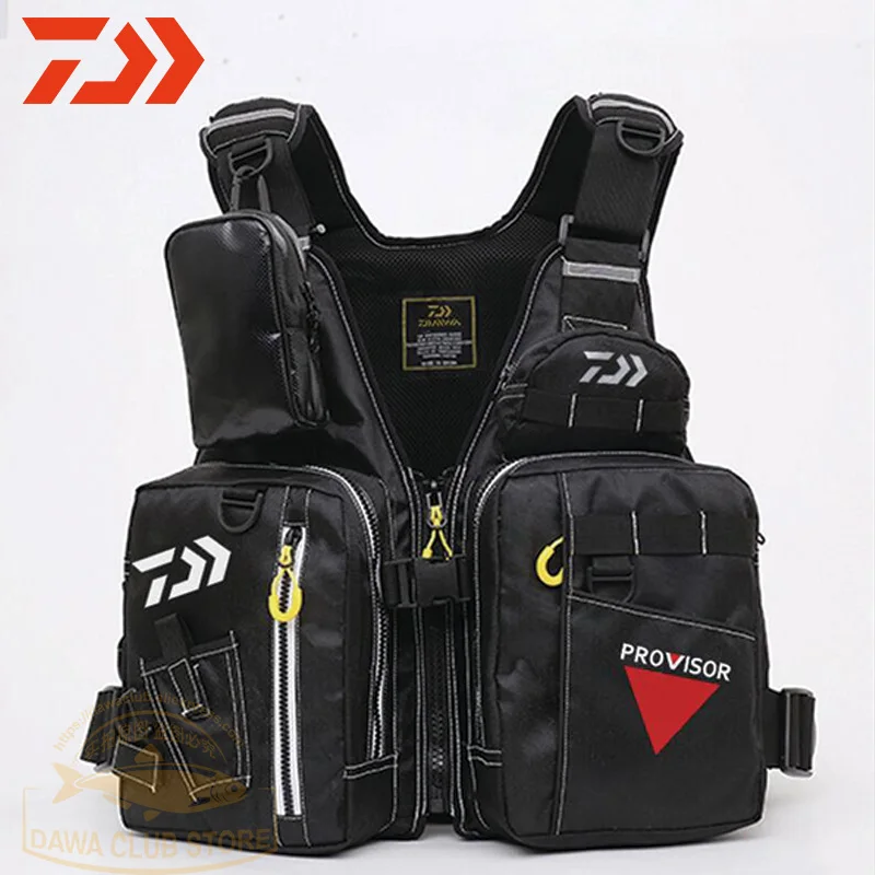 

2021 Sea Fishing Life Jacket Large Size Multi-Function Multi Pocket Outdoors Life Jacket High Buoyancy Reflective Warn Life Vest