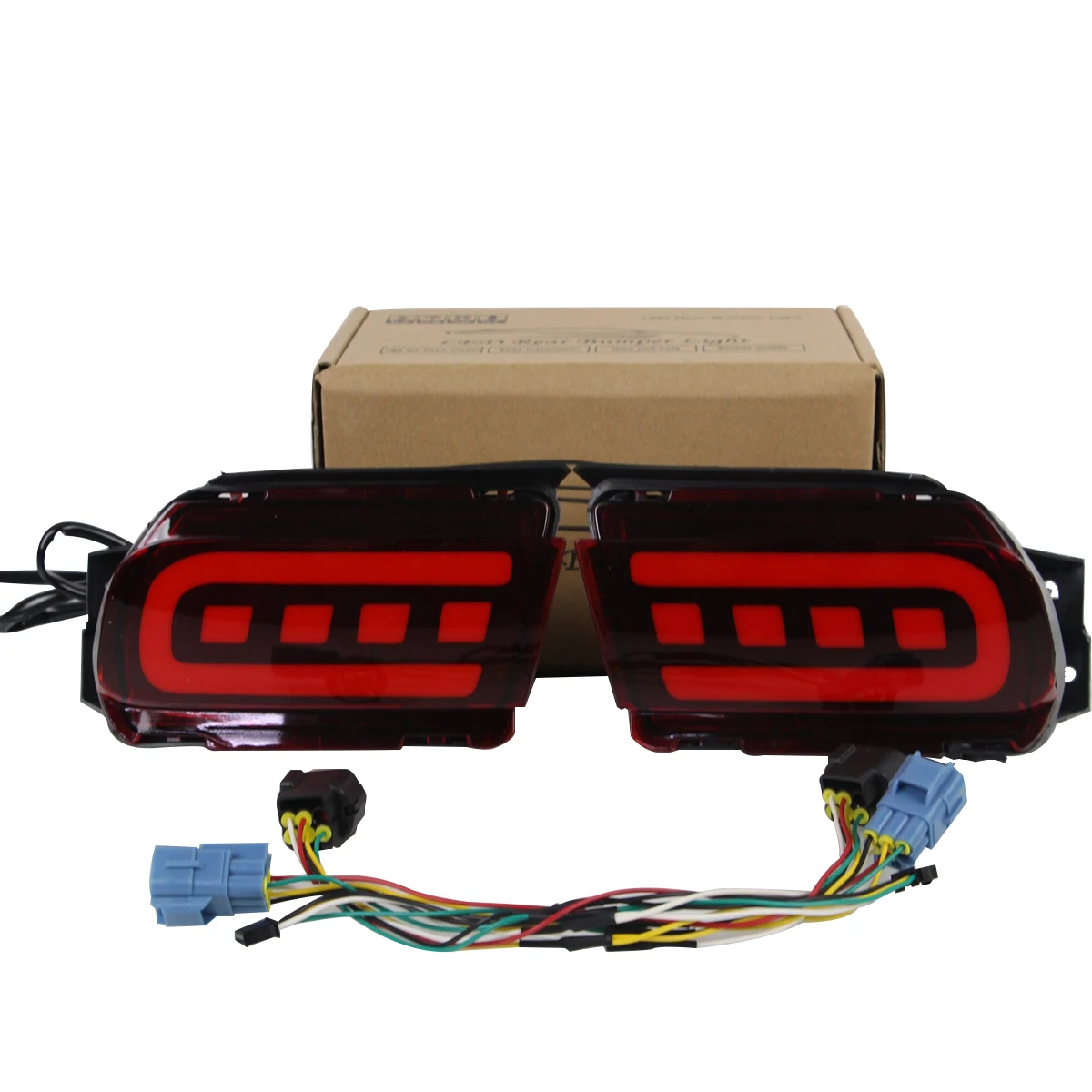 

WINAUTO For Toyota Prado 2010 - 2018 With 2 Function LED Rear Bumper Light