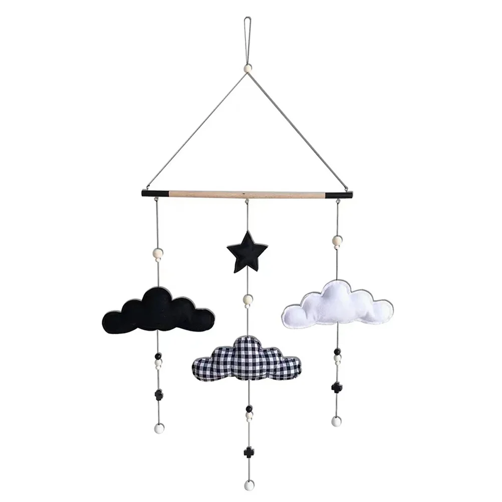 

Hanging Pendant Wooden Stick Wall Decor Cloth Art Adorable Hanging Adornment