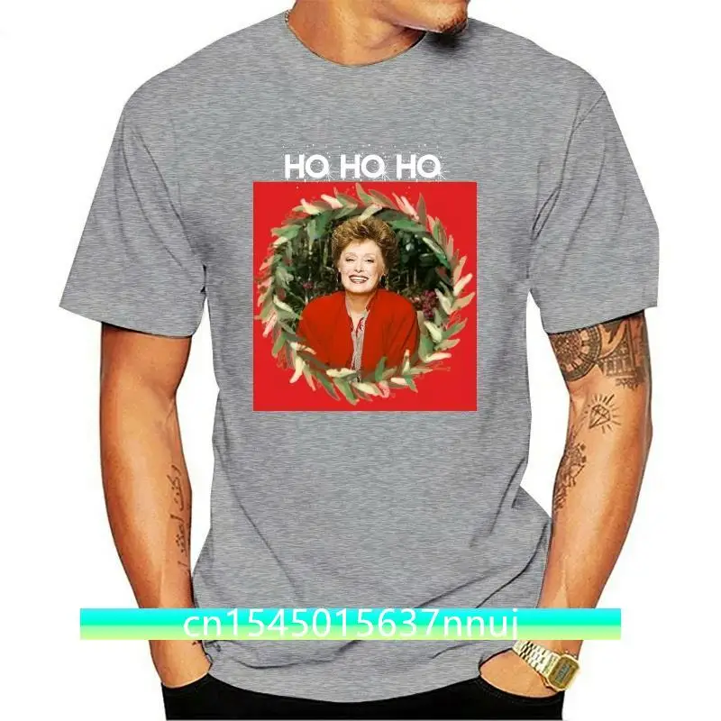 

New Men tshirt HO HO HO Blanche Devereaux Christmas from the Golden Girls (White) Unisex T Shirt women T-Shirt tees top