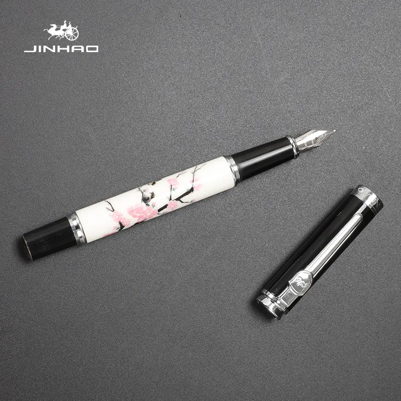 Перьевая ручка Jinhao 8802 преобразователь красивых чернил тонкий наконечник