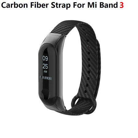 Цветной силиконовый ремешок mi Band 4 3 для mi Band 4 3 браслет из углеродного волокна для Xiaomi mi band 4 удлиненный спортивный ремешок mi Band 2 - Цвет: For Miband 3
