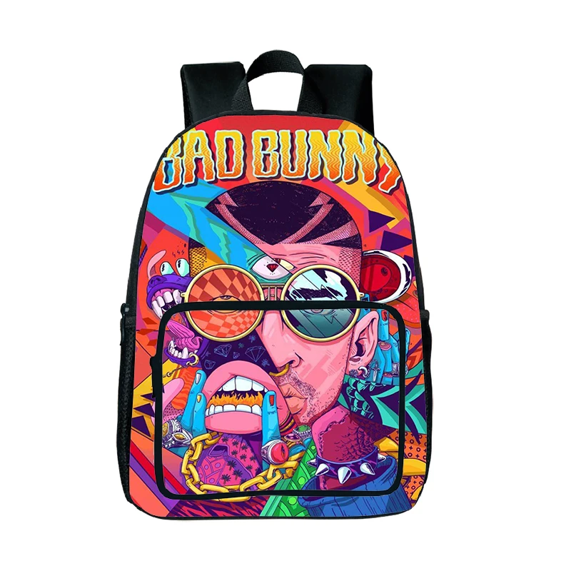 Мужской рюкзак с принтом плохого кролика школьные ранцы для девочек