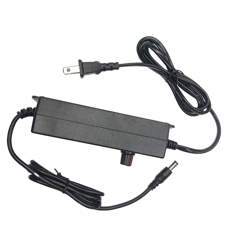 Адаптер питания регулируемый с дисплеем напряжения 3 в 4 5 В 6 7 8 9 10 11 12 5A |