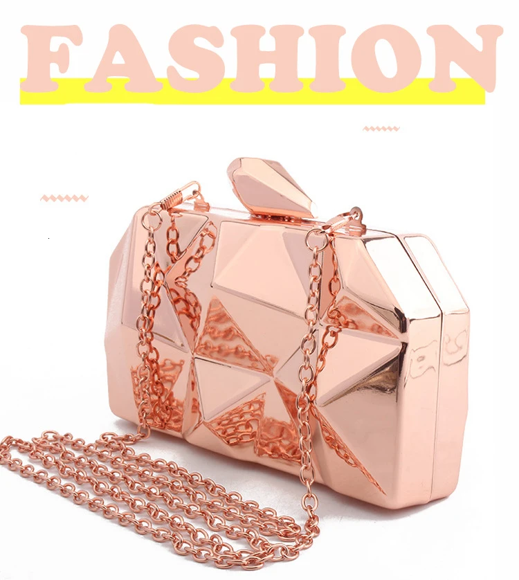 Кошелек серебряные сумки золотая коробка клатч 3 цвета модные женские