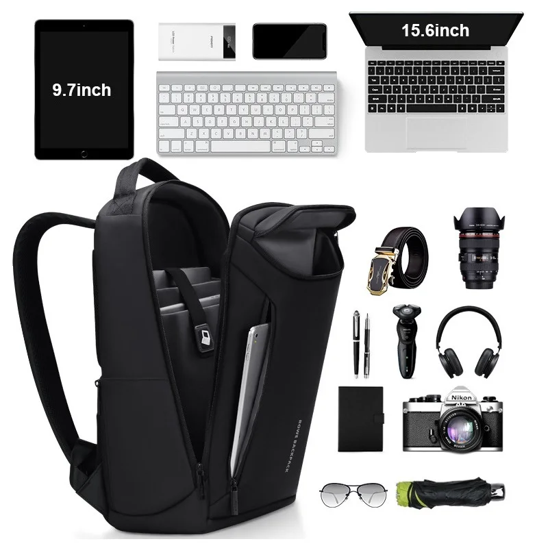 

Tagdot Waterproof Backpack for Men 15.6 Inch Laptop Backpack USB Business Multifunction Outdoor Travel Multi-layer School Bag