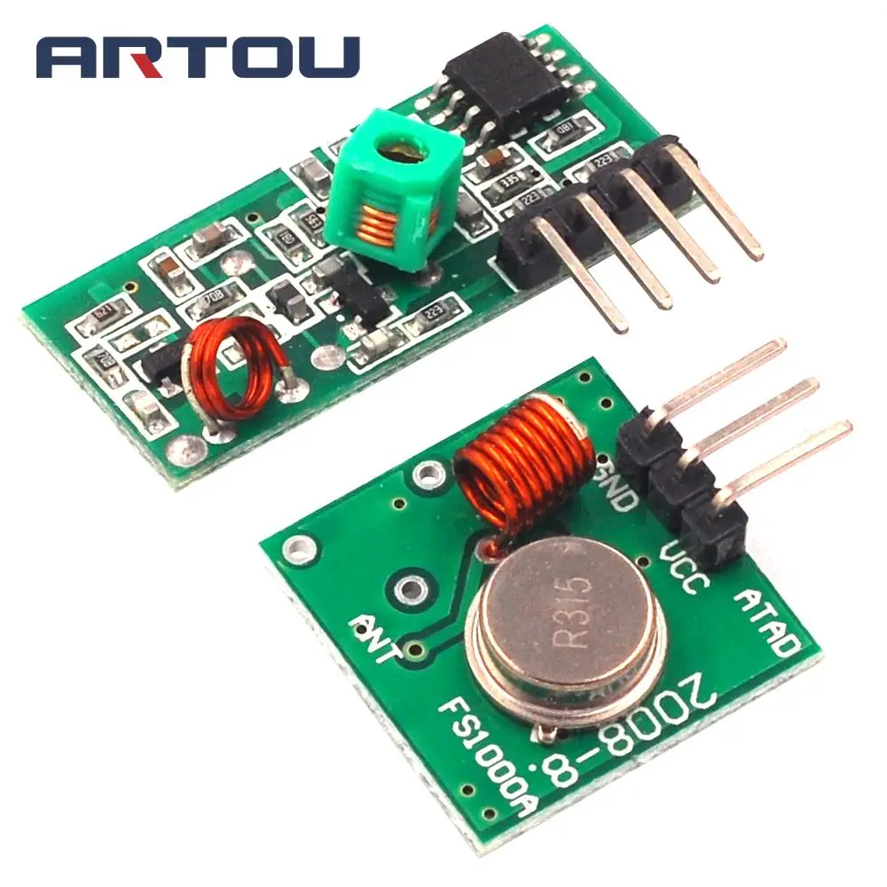 2 пары в наборе (4 шт.) 433 мгц радиочастотный передатчик и приемник модуль комплект