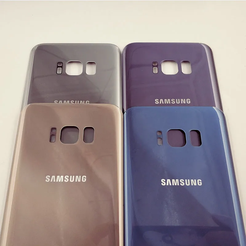 Задняя крышка для Samsung Galaxy S8 plus 3D стеклянный чехол аккумулятора + сменная Крышка