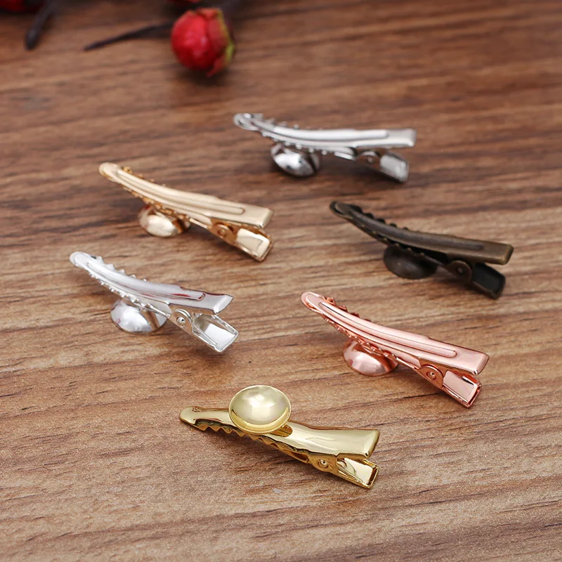 Резиновые заколки-невидимки с кабошоном 10 мм | Украшения и аксессуары