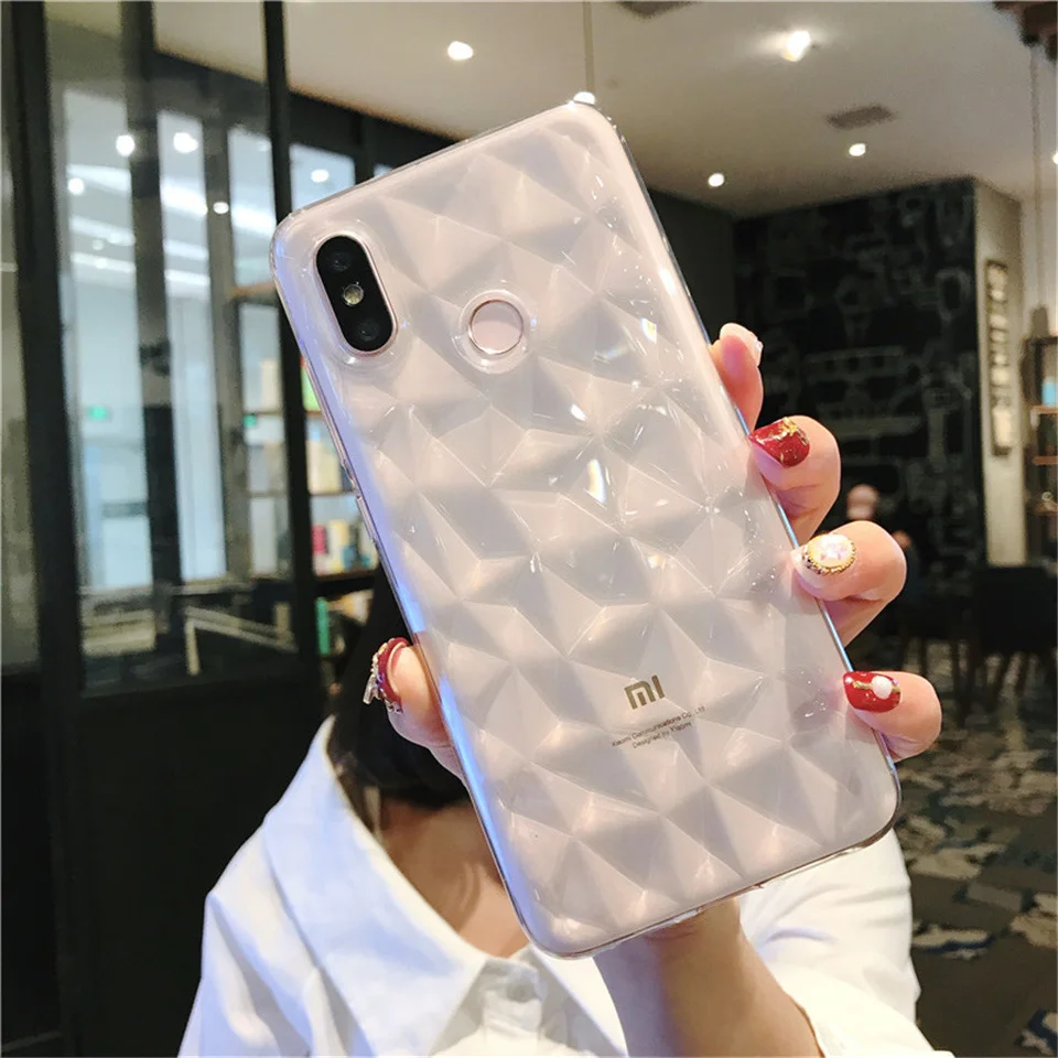 Чехол Lovebay с алмазной текстурой для Xiaomi 6X8 SE MIX 2S Pocophone F1 Redmi 4A 4X 5A 6 Pro Роскошный ультра тонкий мягкий прозрачный чехол для телефона