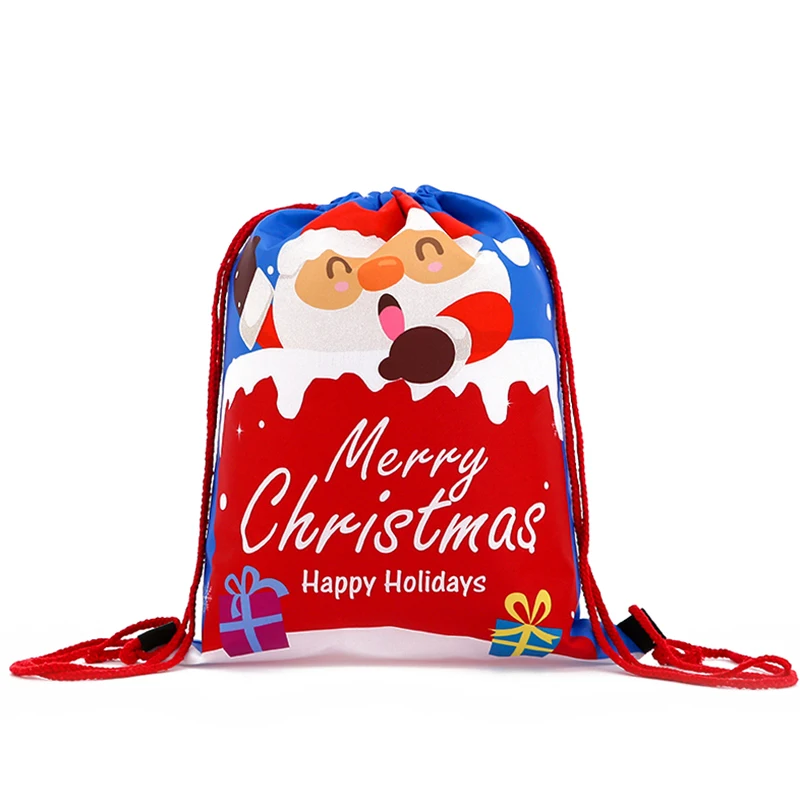 Новый Модный женский рюкзак мини на шнурке 3D принт дорожные мягкие сумки мужская