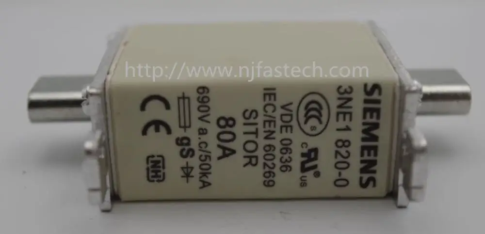 3 шт. 3NE1820-0 80A 690V полупроводниковый предохранитель цена | Строительство и ремонт
