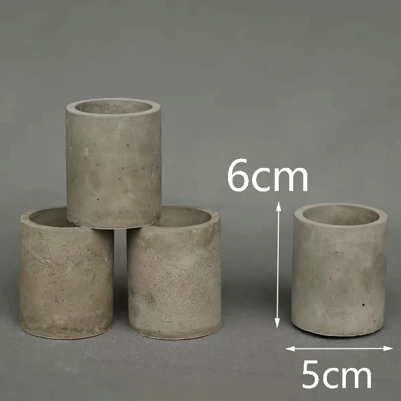 Силиконовая форма для бетона плантатора суккулентов круглая квадратная горшка