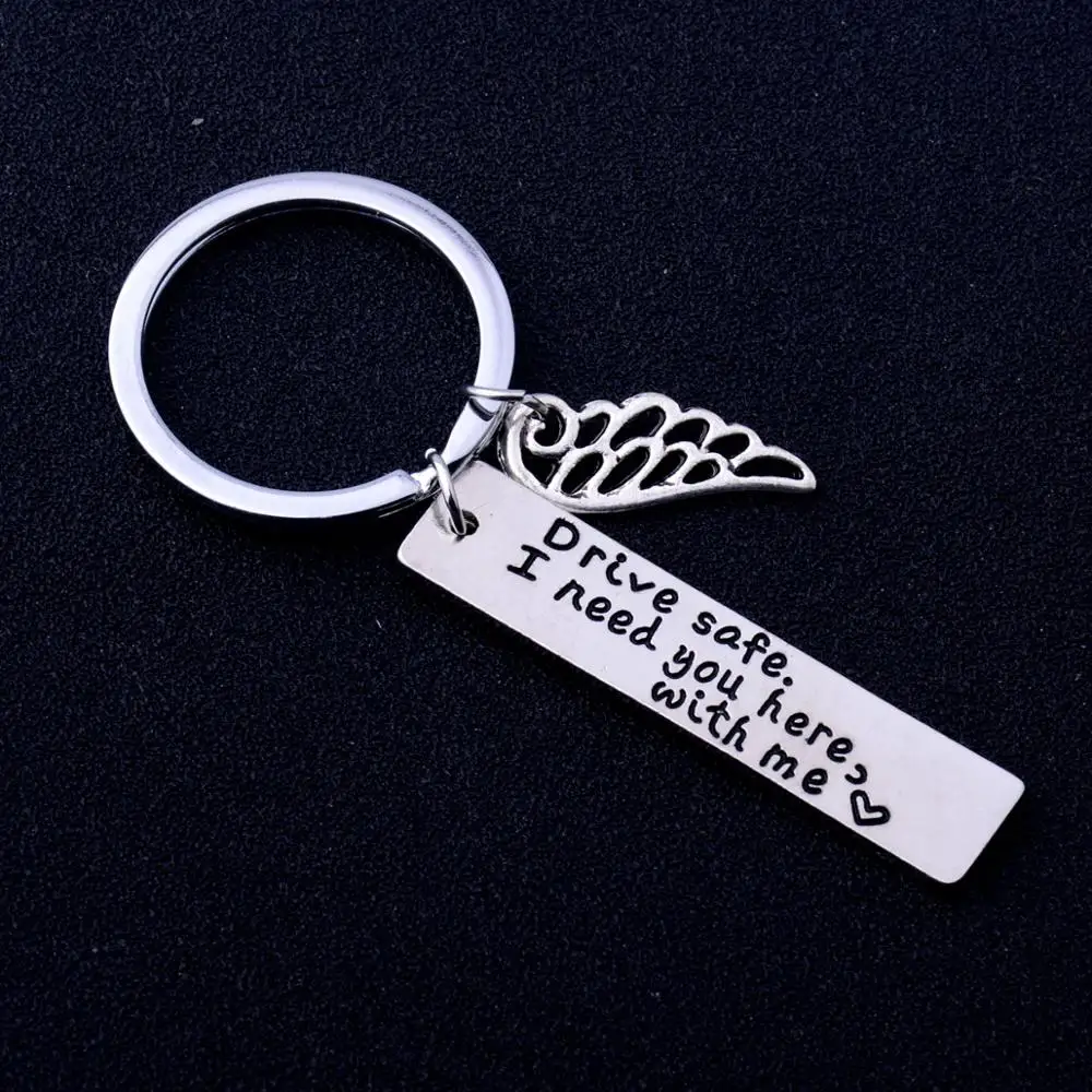 Брелки с надписью Drive Safe I Need You With Me | Украшения и аксессуары