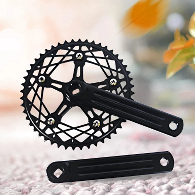 Фиксированная передача складной велосипед ретро цепь рукоятка колеса комплект