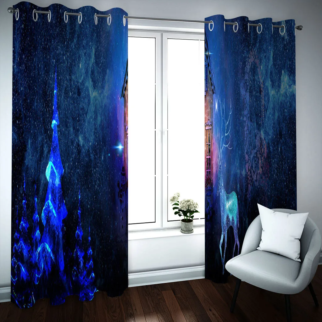 

blackout curtains everything for home interior Parlor Bedroom Hotel kitchen curtains 3D European style decoration