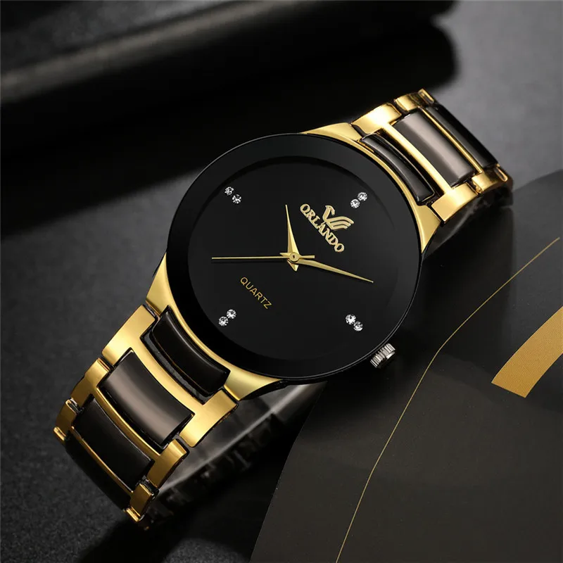 

Luxury Fashion Business Calendar Watches Watch 2021 New Men Steel Strip Tide Contracted Men's Watch