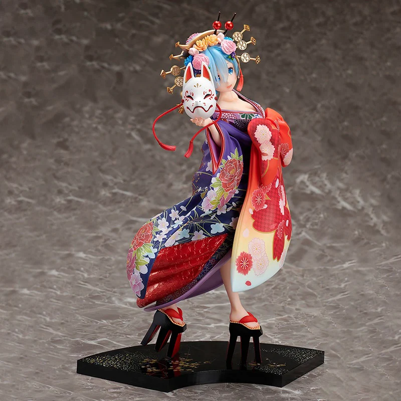 

27CM Re Life in a Different World from Zero Anime Sexy Girl Figure Rem Oirandouchuu PVC Action Figure Stand Toy Collection Doll