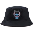 Модная брендовая Панама Disney Stitch Lilo, милая уличная летняя Панама с мультяшным принтом для мужчин и женщин, Повседневная шляпа с графическим рисунком для рыбалки