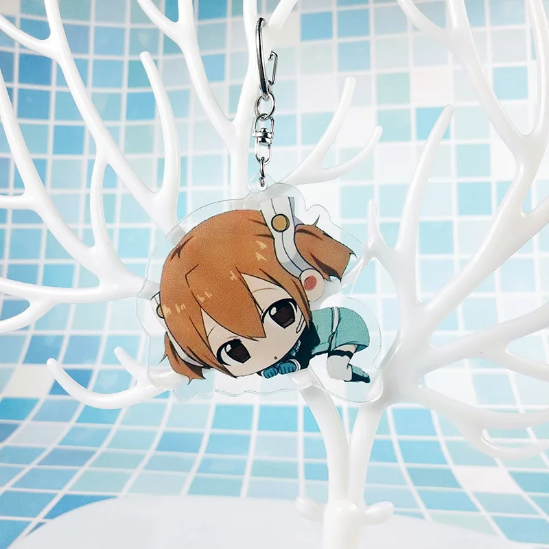 1 шт. Новые брелки для ключей из аниме мастера меча онлайн фигурка Кирито AsunaYuuki