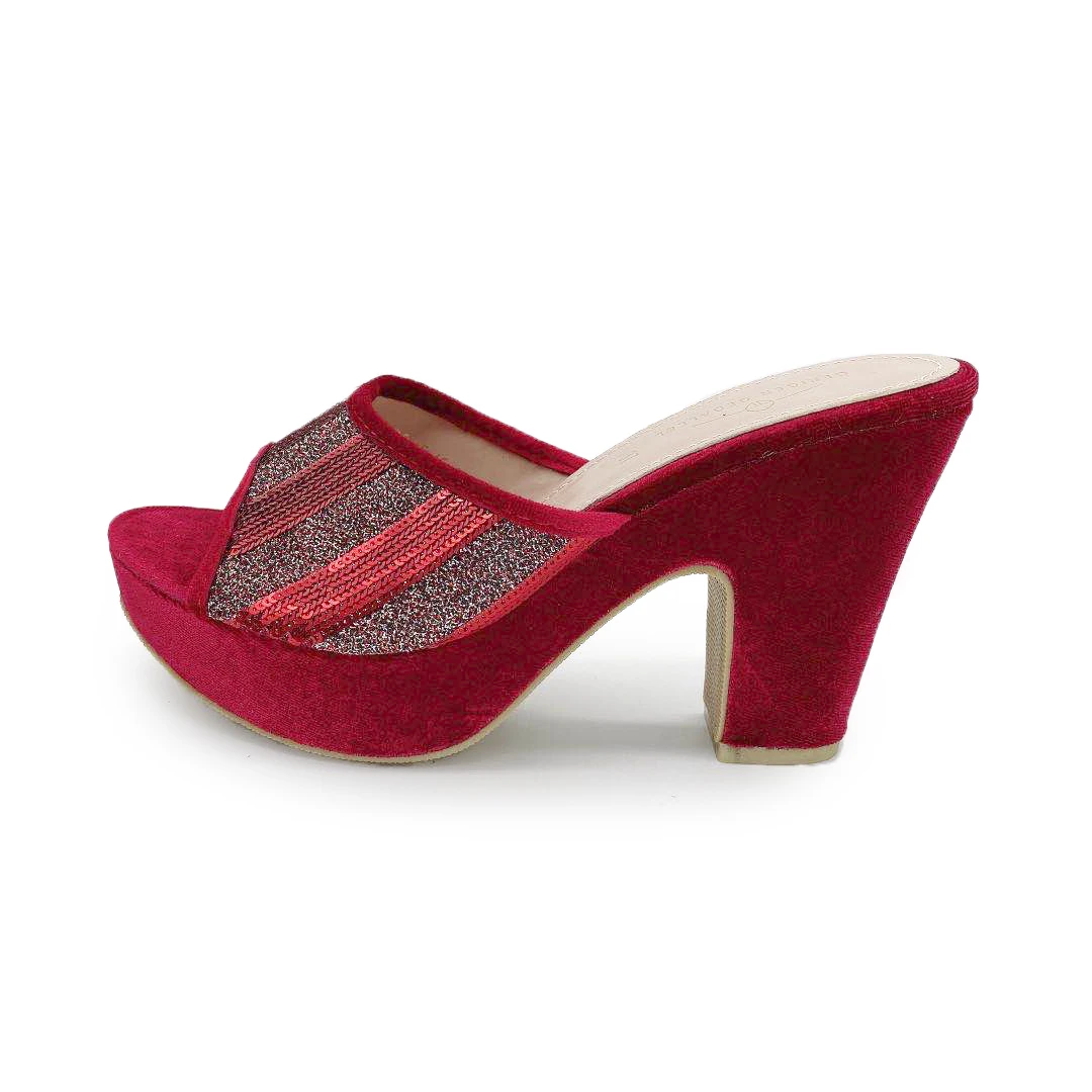 6245-15 Golden Stripe Luxury Women Shoes Party Dress Heels Open Toe Confort High Heeled Slippers Sequin Platform Ladies Pumps