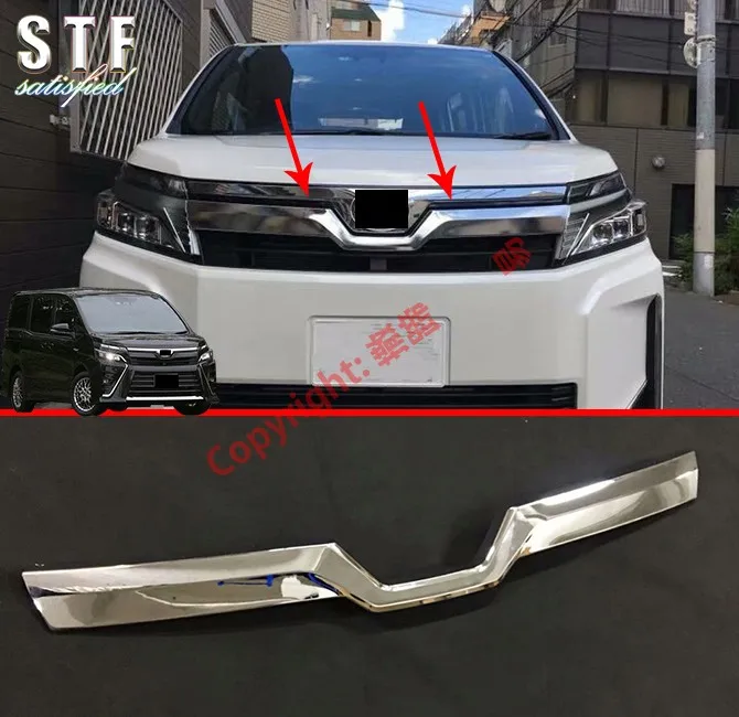 

ABS Chrome Front Grille Around Trim For Toyota Voxy R80 2018 2019 2020