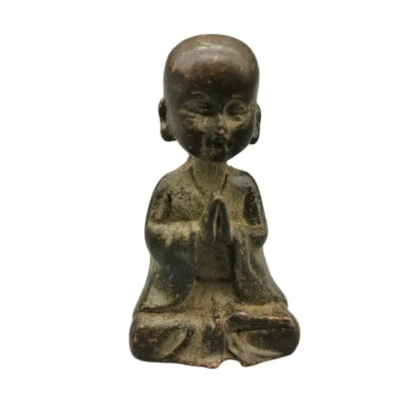 

Chinese antique bronze monk ornaments